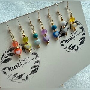 Heart Drop Earrings
